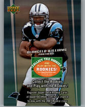 2006 Upper Deck Collect The Rookies Game #5 Deangelo Williams