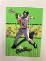 2002 Fleer Tradition Update Grass Roots #U6 Todd Helton