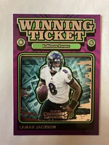 2021 Panini Contenders Winning Ticket #3 Lamar Jackson