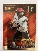 2022 Panini Select Draft Picks En Fuego #16 Desmond Ridder