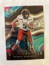 2022 Panini Select Draft Picks Unstoppable #19 Patrick Mahomes Ii