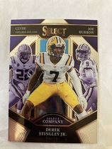 2022 Panini Select Draft Picks Select Company #4 Clyde Edwards-Helaire|Derek Stingley Jr.|Joe Burrow
