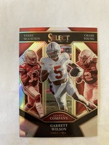 2022 Panini Select Draft Picks Select Company Silver Prizm #8 Chase Young|Garrett Wilson|Terry Mclaurin