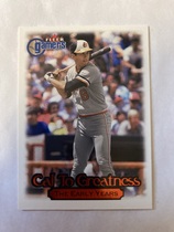 2000 Fleer Gamers Cal To Greatness #1C Cal Ripken Jr.