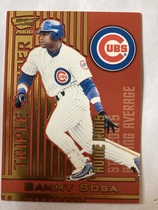 2000 Pacific Revolution Triple Header #11 Sammy Sosa