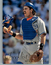 1996 Fleer Checklists #5 Mike Piazza