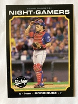 2002 Upper Deck Vintage Night Gamers #NG3 Ivan Rodriguez