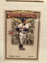 2002 Fleer Triple Crown Diamond Immortality #9DI Chipper Jones