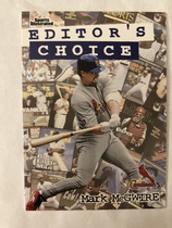 1998 Fleer Sports Illustrated Editors Choice #4EC Mark McGwire