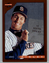 1996 Score Dugout Collection Set B #B12 Steve Finley