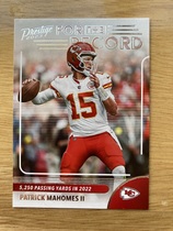 2023 Panini Prestige For the Record #1 Patrick Mahomes Ii
