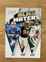 2023 Panini Prestige Alma Maters #AM-9 Aaron Rodgers|Cameron Jordan|Jared Goff