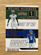 2022 Panini Contenders Round Numbers #4 Ahmad Gardner|Kayvon Thibodeaux