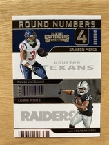 2022 Panini Contenders Round Numbers #10 Dameon Pierce|Zamir White