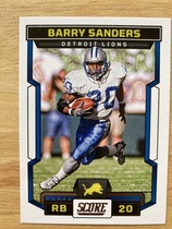 2023 Score Base Set #87 Barry Sanders