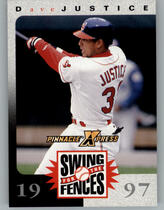 1997 Pinnacle X-Press Swing for the Fences #32 David Justice