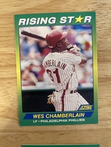 1992 Score 100 Rising Stars #25 Wes Chamberlain