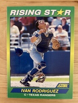 1992 Score 100 Rising Stars #77 Ivan Rodriguez