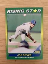 1992 Score 100 Rising Stars #87 Joe Bitker