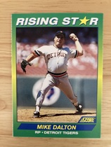 1992 Score 100 Rising Stars #95 Mike Dalton