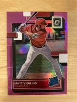 2022 Donruss Optic Pink #85 Matt Vierling