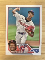 2023 Topps Base Set #65 Triston Mckenzie