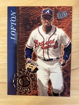 1997 Ultra Leather Shop #11 Kenny Lofton