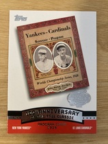 2004 Topps Fall Classic Covers #FC1928 1928 World Series