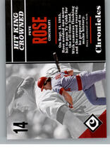 2017 Panini Chronicles #61 Pete Rose