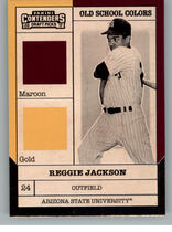 2017 Panini Contenders Draft Picks Old School Colors #1 Reggie Jackson