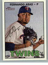 2016 Topps Heritage High Number #613 Fernando Abad