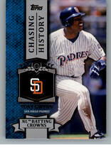 2013 Topps Chasing History #CH-28 Tony Gwynn