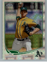 2013 Topps Chrome X-Fractors #196 Jarrod Parker
