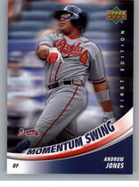 2007 Upper Deck First Edition Momentum Swing #MS-AJ Andruw Jones