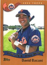 2002 Topps Base Set #694 David Bacani