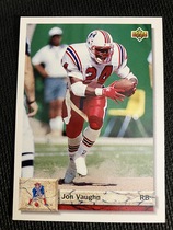 1992 Upper Deck Base Set #474 Jon Vaughn