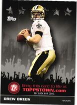 2009 Topps ToppsTown Silver #TTT18 Drew Brees