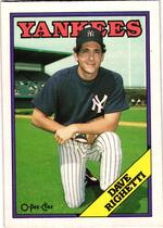 1988 O-Pee-Chee OPC Base Set #155 Dave Righetti