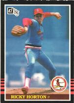 1985 Donruss Base Set #83 Ricky Horton