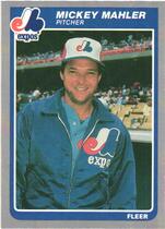 1985 Fleer Update #77 Mickey Mahler