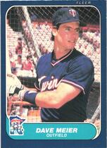 1986 Fleer Base Set #400 Dave Meier