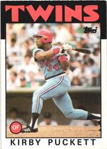 1986 Topps Base Set #329 Kirby Puckett