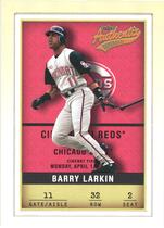 2002 Fleer Authentix #32 Barry Larkin