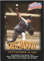 1997 Fleer Million Dollar Moments #44 Greg Maddux