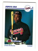1991 Line Drive AA #204 Popeye Cole