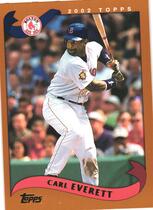 2002 Topps Base Set #157 Carl Everett