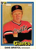 1981 Donruss Base Set #436 Dave Bristol