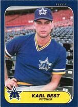 1986 Fleer Base Set #459 Karl Best
