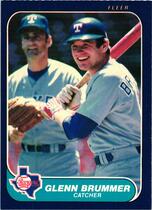 1986 Fleer Base Set #557 Glenn Brummer