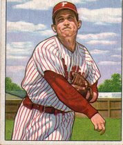 1950 Bowman Base Set #176 Sylvester Donnelly